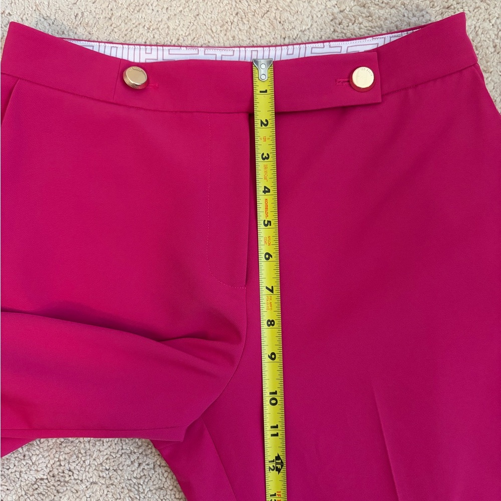 Ted Baker Women's Fuschia Trousers Pants Ankle Cropped Size 1 US Size 4 - Picture 9 of 11